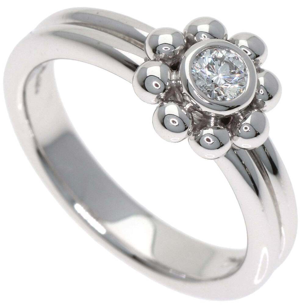 TIFFANY Authentic 18k Silver Diamond Ring